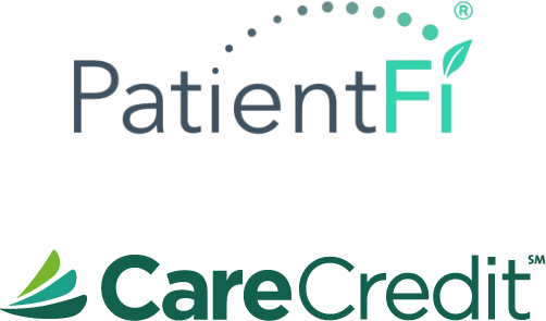 PatientFi and CareCredit logos