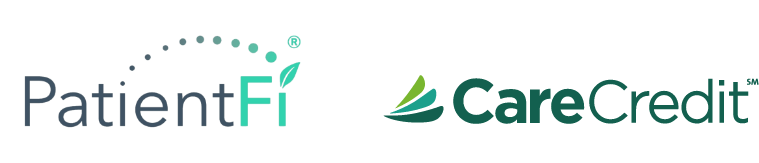 PatientFi and CareCredit logos