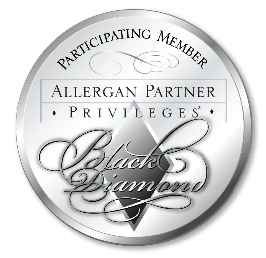 Allergan Partner Privileges Black Diamond Logo