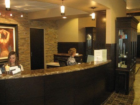 reception desk