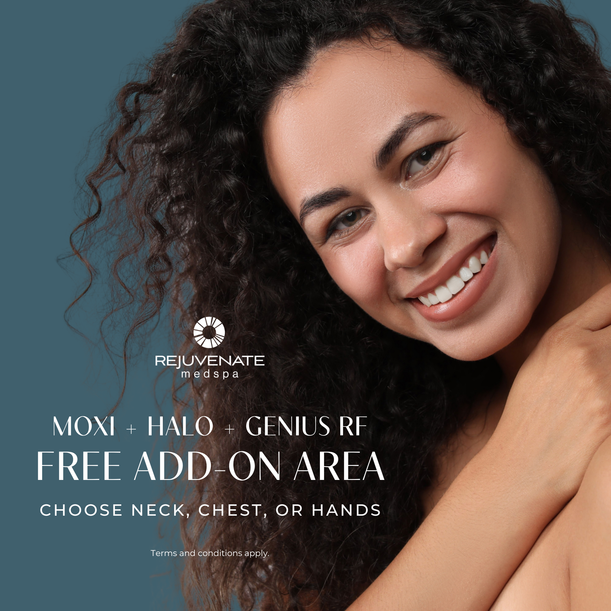 Free Add-On Area with Lasers for Face at Rejuvenate MedSpa