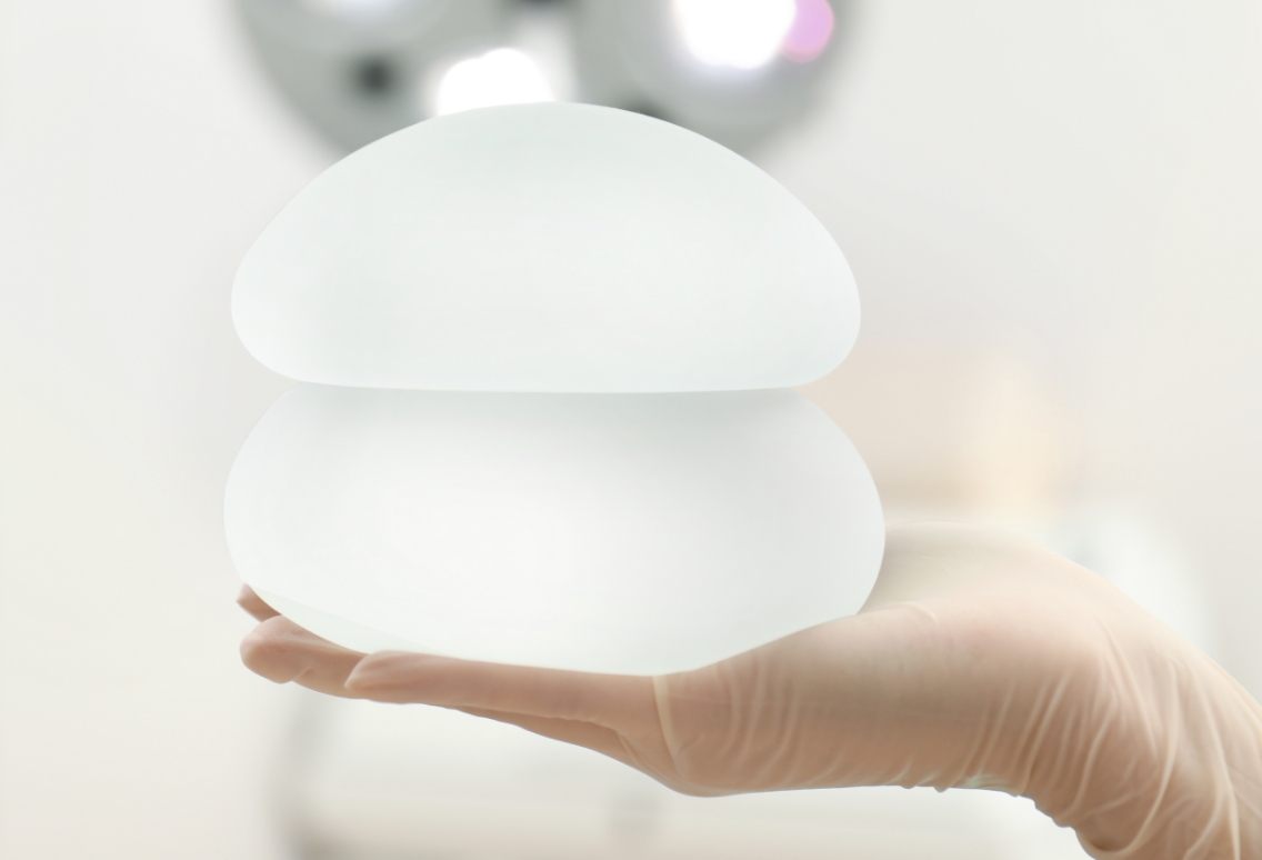 Two breast implants